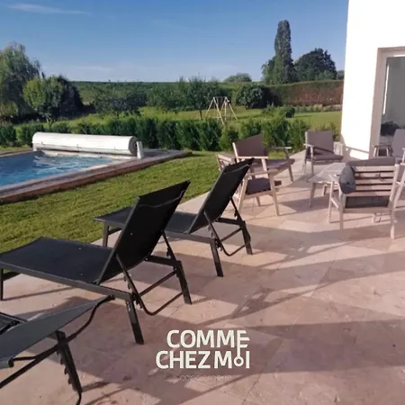 Avec Piscine Pour 10 Personnes - Du Der Villa *