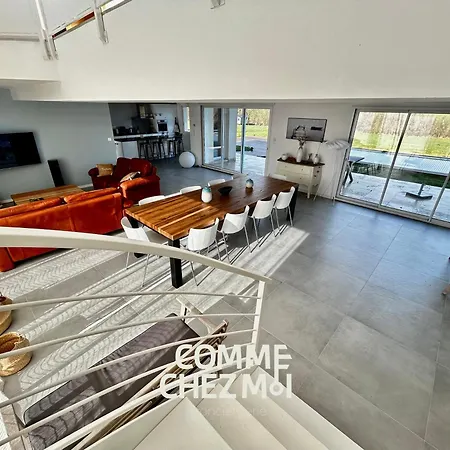 Villa Avec Piscine Pour 10 Personnes - Du Der
