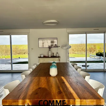 Avec Piscine Pour 10 Personnes - Du Der Villa *