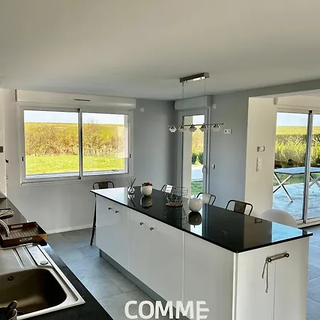 Villa Avec Piscine Pour 10 Personnes - Du Der *